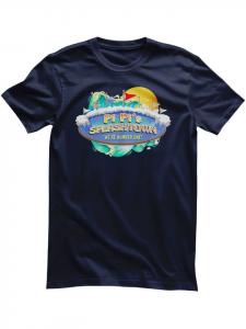 Футболка Pi Pi's Splashtown T-Shirt синего цвета South Park