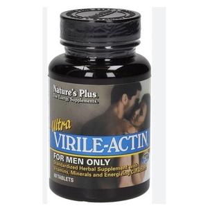 Ultra Virile-Actin Ed Stamina Boost 60 таблеток, Nature'S Plus