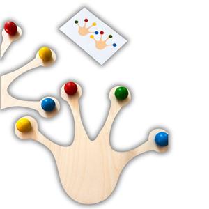 Лягушачьи лапки, деревянный пазл, пазл-лягушка Inna marka