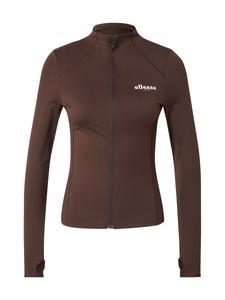 Толстовка с капюшоном на молнии ELLESSE Piccoloz, шоколадный