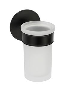 Чашка для зубной щетки Schöner Wohnen, черно-белый