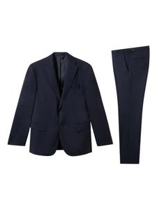 Шерстяной костюм Zelander Herringbone Brooks Brothers, синий