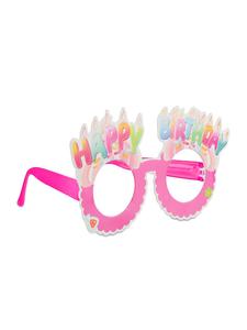 Бокалы для вечеринки С днем рождения, набор из 6 штук разных цветов relaxdays