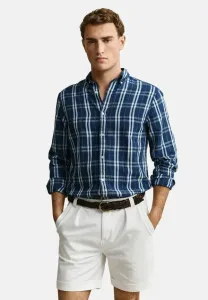 Рубашка в клетку Gant, Light Indigo