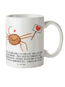 Детская кружка с рисунком паука, мотивирующая цитата Агаты в белом цвете Mr. & Mrs. Panda