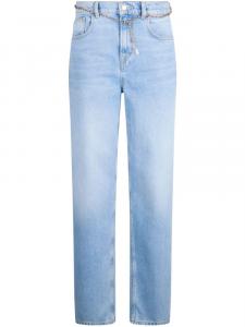 LIU JO прямые джинсы с завышенной талией, синий