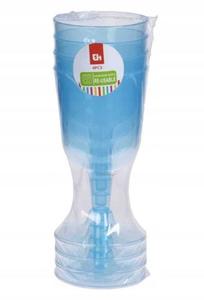 Набор из 4 цветных пластиковых бокалов для вина Koopman