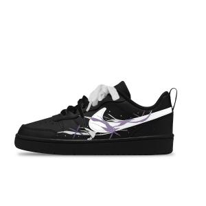 Кроссовки для скейтбординга Court Borough с противоскользящей подошвой и устойчивостью к истиранию, низкие, детские, унисекс Nike, фиолетовый