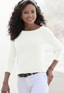 Топ с длинными рукавами 3/4-ARM 2 PACK LASCANA, черный