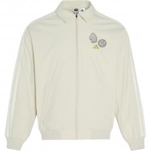Adidas Мужская куртка CNY Jackets Miracle Bauxite, коричневый лацкан, умеренный профиль «пилот»