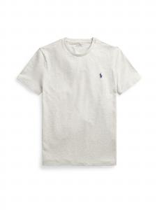 Polo Ralph Lauren Футболка slim fit в светло-сером цвете