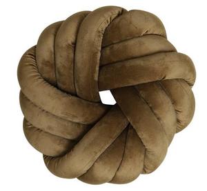 Декоративная подушка Light & Living KNOT, 33x10x33 см, коричневый