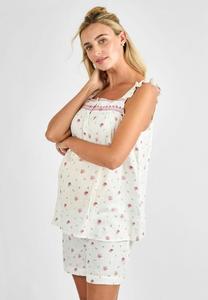 Пижамный комплект MATERNITY FIT - FLORAL SET - Pyjamas JoJo Maman Bébé, кремовый