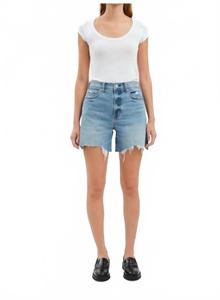 Сандейз Короткие высокие удлиненные шорты в синем DAZE