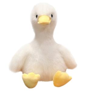 Коллекция Macaron милые уточки плюшевые куклы высота 35см/45см Bobby Bear, белый