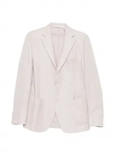 Однобортный пиджак Eleventy, бежевый