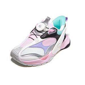 Низкие детские повседневные туфли Kids GINOBLE, белый/черный/розовый