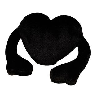 Плюшевая кукла Rice Mink Velvet Heart Dolls высотой 50 см Tak Bebe, черный