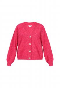 MYMO Кардиган вязаный в малиновом цвете