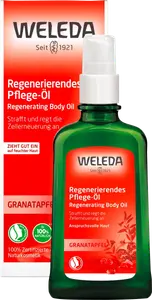 Масло для тела Регенерирующее масло граната 100мл Weleda