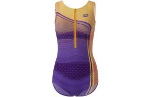 Купальник слитный One piece Arena, фиолетовый