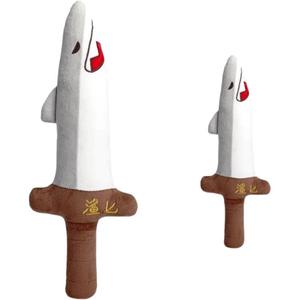 Плюшевая кукла Creative Shark Knife Dolls высотой 15см/50см Blue waterfront