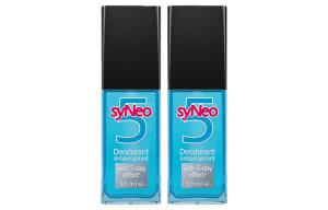Антиперспирант, устраняющий запах тела, без отдушки, охлаждающий и освежающий Syneo, antiperspirant odor-neutralizing spray 30ml*2 bottles