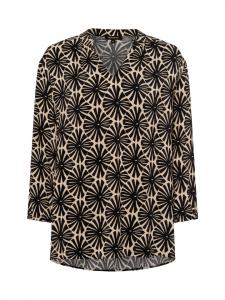 Блузка More & More, цвет schwarz beige