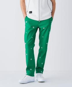 Мужские брюки с вышитым логотипом Archivio, цвет Green(150)