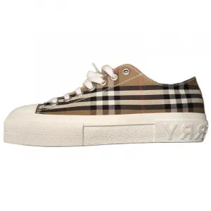 Burberry Низкие парусиновые туфли мужские коричневые