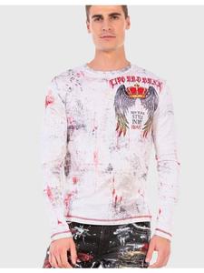 Функциональный лонгслив Cipo & Baxx, белый