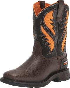 Мужские рабочие ботинки ARIAT VentTEK, цвет какао, коричневый/оранжевый