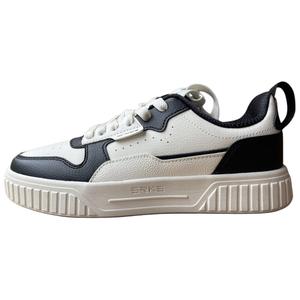 Кеды, скейтборд обувь женские низкие Oak Buds белый и черный Erke