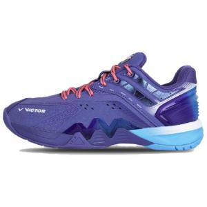 Victor Износостойкие низкие кроссовки для бадминтона унисекс синего цвета