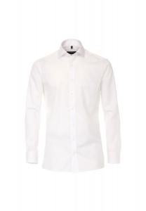 Мужская деловая рубашка с удлиненными рукавами, 69 см, однотонная, комфортного кроя CASAMODA