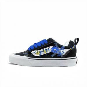 Vans Knu Skool ткань устойчивая к истиранию низкие кроссовки для скейтбординга Unisex синий