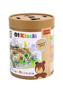 Trefl, Деревянная игрушка, O!Klocki, Парк развлечений, 61524