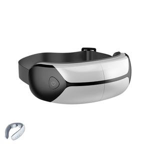 Массажер для глаз успокаивающий термотерапия вибрация умная маска для глаз BKX05 AUX, белый/синий