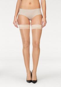 Чулки с задержкой LASCANA 20DEN, обнаженная