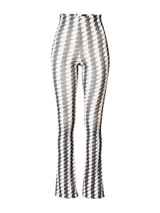 Расклешенные брюки Nasty Gal, Black/White