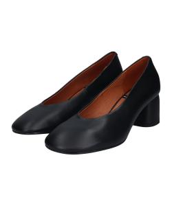 Туфли-лодочки на массивном каблуке с косым носком Angel Alarcon, цвет Bl