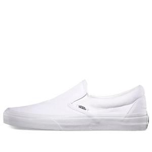 Кроссовки classic slip-on 'white canvas' Vans, белый