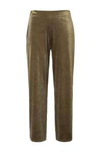 Тканевые брюки MIAMODA Loose fit Pants, темно-зеленый