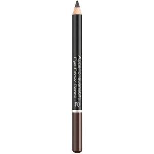 Карандаш для бровей Long-Lasting Precision Brow Pencil 1.1G - Интенсивный коричневый, Artdeco