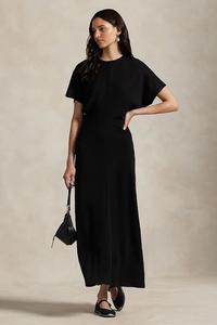 Платье с шерстью Polo Ralph Lauren, черный