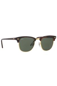 Большие солнцезащитные очки Ray Ban Clubmaster Ray Ban, коричневый