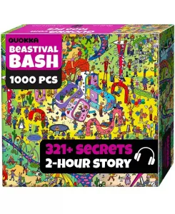 Пазл для взрослых из 1000 деталей со скрытыми секретами и аудиорассказом Quokka, beastival