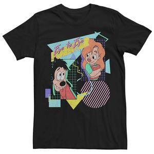 Мужская футболка Disney's A Goofy Movie Max And Roxanne Forever Licensed Character, черный