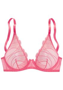 Треугольный бюстгальтер LASCANA, малиновый