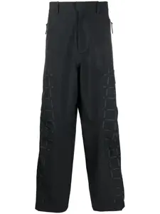 Прямые брюки с логотипом A-COLD-WALL*, черный